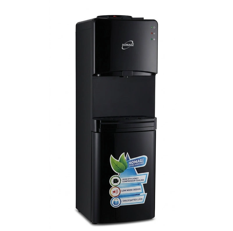 HOMAGE WITHOUT REFRIGERATOR WATER DISPENSER Model HWD-49331P BLACK